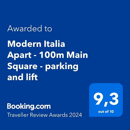 公寓 Modern Italia - 100m Main Square - Parking And Lift